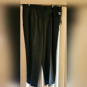Bundle - 2 pr dress pants - size 22 - NWT - gray and burgundy